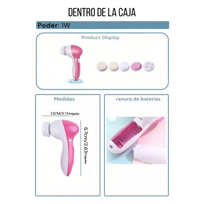 Limpiador Facial 5 en 1