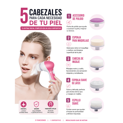 Limpiador Facial 5 en 1