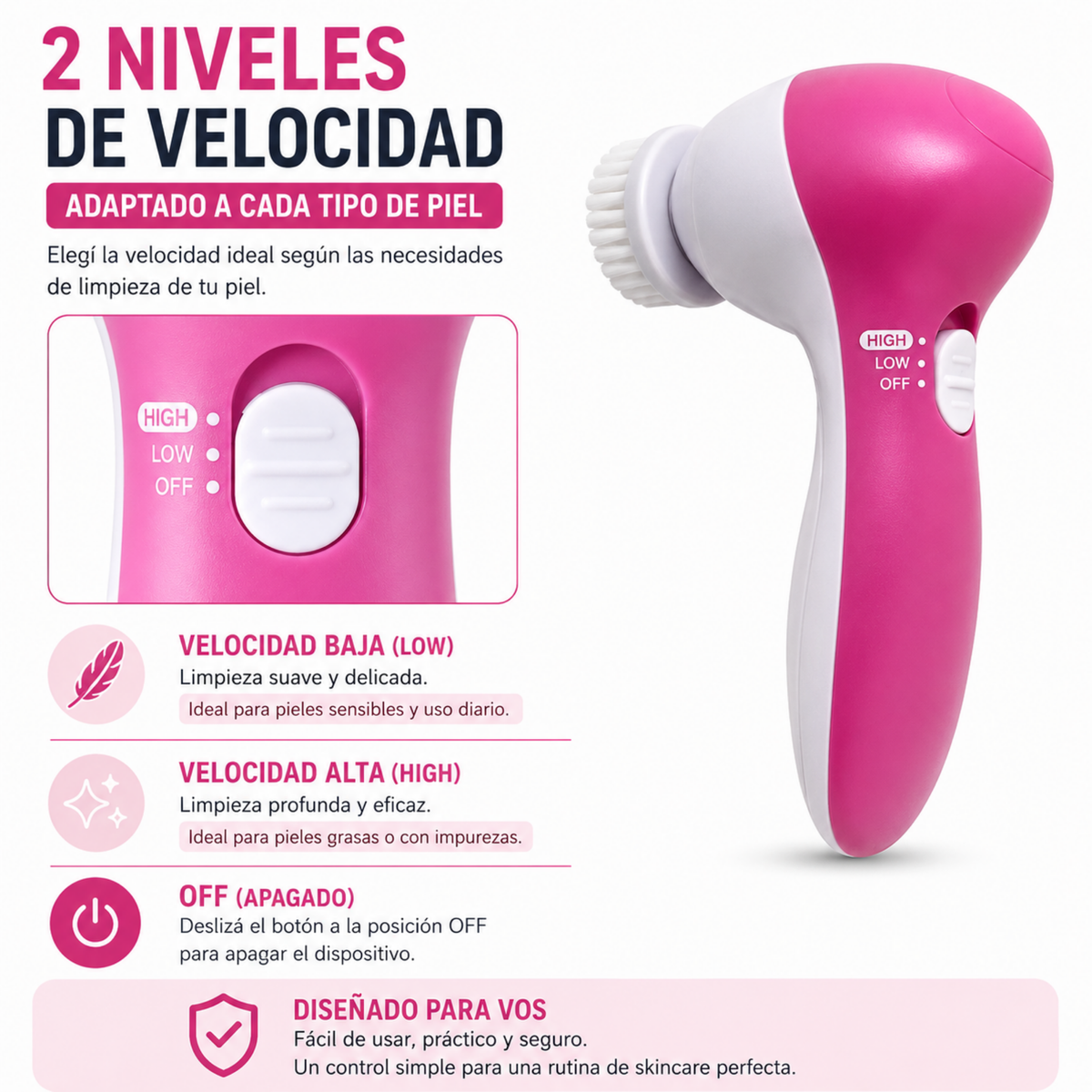 Limpiador Facial 5 en 1
