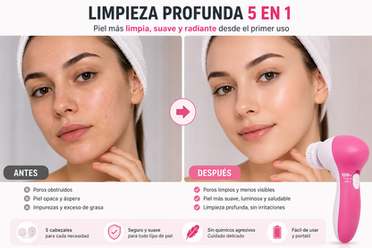 Limpiador Facial 5 en 1
